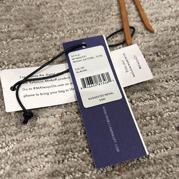 Rebecca Minkoff FS Tan Regan Satchel Tote in Almond - Picture 3 of 16